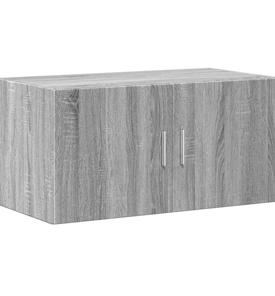 Wandschrank Grau Sonoma 80x42,5x40 cm Holzwerkstoff