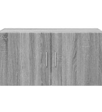 Wandschrank Grau Sonoma 80x42,5x40 cm Holzwerkstoff