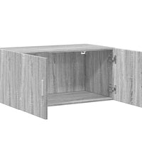 Wandschrank Grau Sonoma 80x42,5x40 cm Holzwerkstoff