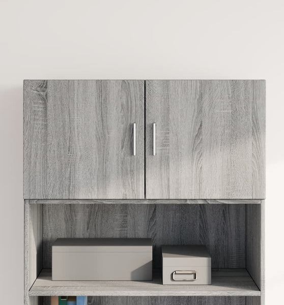 Wandschrank Grau Sonoma 80x42,5x40 cm Holzwerkstoff