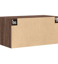 Wandschrank Braun Eichen-Optik 80x42,5x40 cm Holzwerkstoff