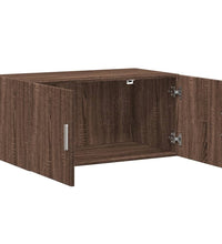 Wandschrank Braun Eichen-Optik 80x42,5x40 cm Holzwerkstoff