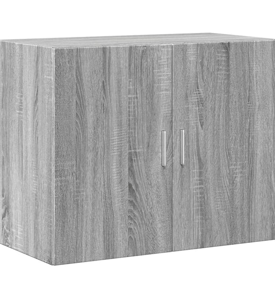 Wandschrank Grau Sonoma 80x42,5x64 cm Holzwerkstoff