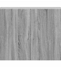 Wandschrank Grau Sonoma 80x42,5x64 cm Holzwerkstoff