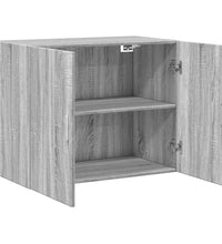 Wandschrank Grau Sonoma 80x42,5x64 cm Holzwerkstoff