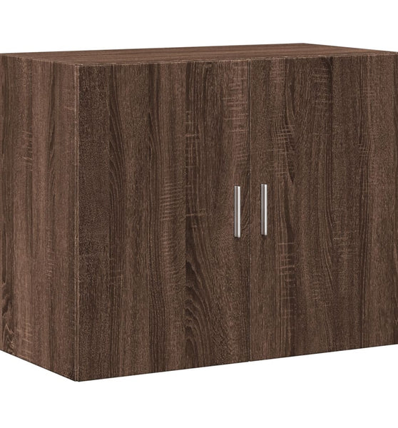 Wandschrank Braun Eichen-Optik 80x42,5x64 cm Holzwerkstoff