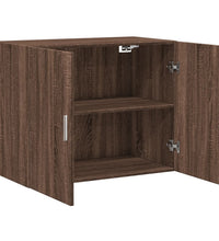 Wandschrank Braun Eichen-Optik 80x42,5x64 cm Holzwerkstoff