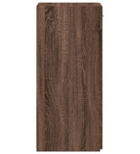 Sideboard Braun Eichen-Optik 30x42,5x93 cm Holzwerkstoff