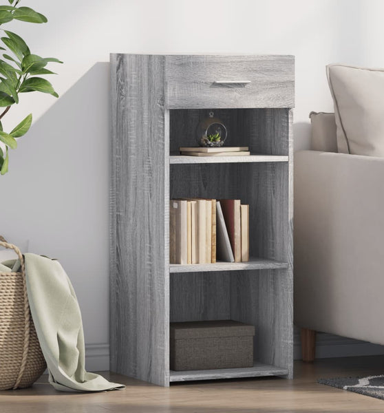 Sideboard Grau Sonoma 40x42,5x93 cm Holzwerkstoff