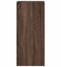 Sideboard Braun Eichen-Optik 30x41x93 cm Holzwerkstoff