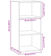 Sideboard Sonoma-Eiche 45x41x93 cm Holzwerkstoff