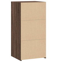 Sideboard Braun Eichen-Optik 45x41x93 cm Holzwerkstoff