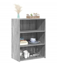 Sideboard Grau Sonoma 70x41x93 cm Holzwerkstoff