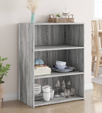 Sideboard Grau Sonoma 70x41x93 cm Holzwerkstoff