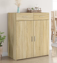 Sideboard Sonoma-Eiche 80x42,5x93 cm Holzwerkstoff