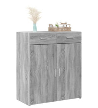 Sideboard Grau Sonoma 80x42,5x93 cm Holzwerkstoff