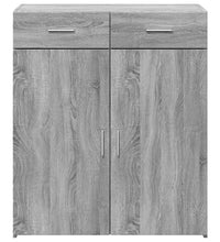 Sideboard Grau Sonoma 80x42,5x93 cm Holzwerkstoff