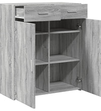 Sideboard Grau Sonoma 80x42,5x93 cm Holzwerkstoff