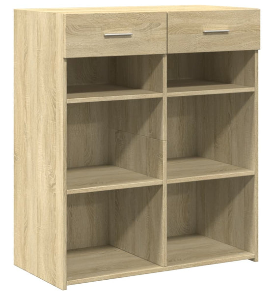 Sideboard Sonoma-Eiche 80x42,5x93 cm Holzwerkstoff