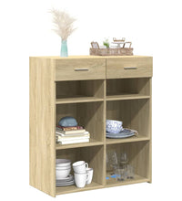 Sideboard Sonoma-Eiche 80x42,5x93 cm Holzwerkstoff