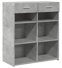 Sideboard Betongrau 80x42,5x93 cm Holzwerkstoff