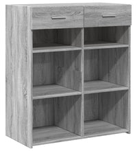 Sideboard Grau Sonoma 80x42,5x93 cm Holzwerkstoff