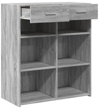 Sideboard Grau Sonoma 80x42,5x93 cm Holzwerkstoff