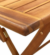 5-tlg. Garten-Essgruppe Stoff und Massivholz Taupe