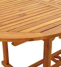 7-tlg. Garten-Essgruppe Poly Rattan und Massivholz Schwarz