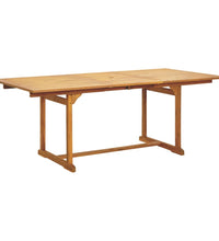 7-tlg. Garten-Essgruppe Poly Rattan und Massivholz Schwarz