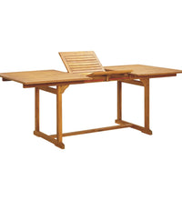 7-tlg. Garten-Essgruppe Poly Rattan und Massivholz Beige