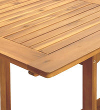 7-tlg. Garten-Essgruppe Polypropylen und Massivholz Grau