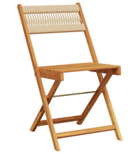 5-tlg. Garten-Essgruppe Polypropylen und Massivholz Beige