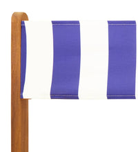 5-tlg. Garten-Essgruppe Stoff und Massivholz Blau und Weiß