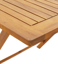 5-tlg. Garten-Essgruppe Stoff und Massivholz Taupe