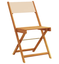 5-tlg. Garten-Essgruppe Stoff und Massivholz Beige
