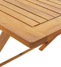 5-tlg. Garten-Essgruppe Stoff und Massivholz Beige