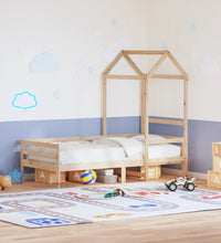 Tagesbett mit Dach 90x200 cm Massivholz Kiefer