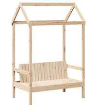 Tagesbett und Bank mit Dach 90x190 cm Kiefernholz