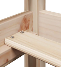 Tagesbett und Bank mit Dach 90x190 cm Kiefernholz