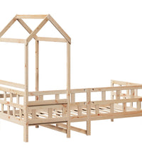 Tagesbett mit Dach 90x200 cm Massivholz Kiefer