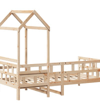 Tagesbett mit Dach 80x200 cm Massivholz Kiefer