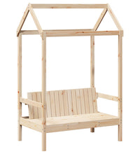 Tagesbett Set mit Dach 90x200 cm Massivholz Kiefer