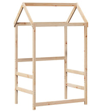 Tagesbett Set mit Dach 90x190 cm Massivholz Kiefer