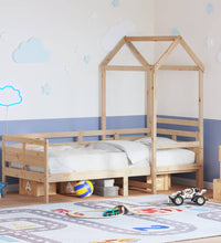 Tagesbett mit Dach 90x190 cm Massivholz Kiefer