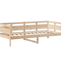 Tagesbett und Bank mit Dach 90x190 cm Kiefernholz