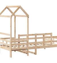 Tagesbett mit Dach 90x200 cm Massivholz Kiefer