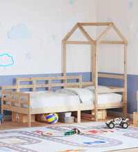 Tagesbett mit Dach 80x200 cm Massivholz Kiefer