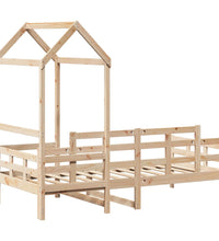 Tagesbett mit Dach 80x200 cm Massivholz Kiefer