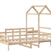 Tagesbett mit Dach 90x190 cm Massivholz Kiefer